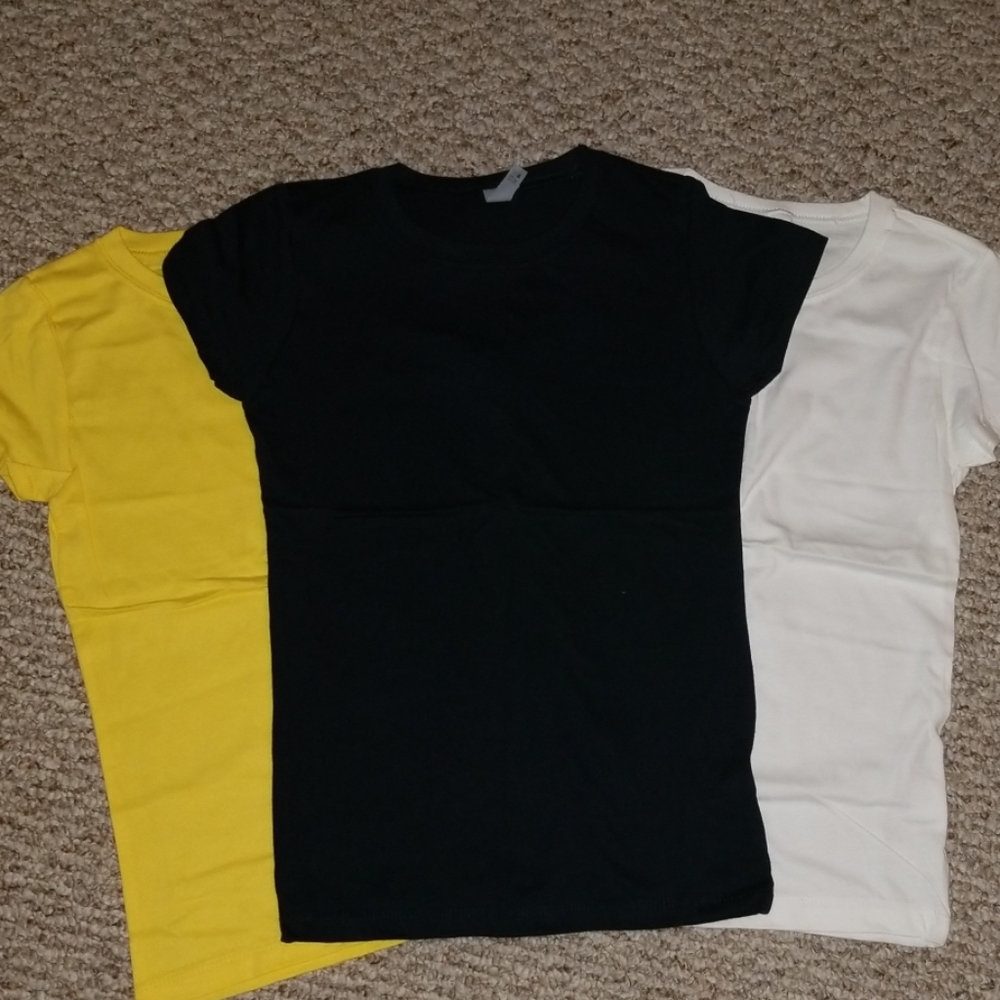 Girls 7/8 Soft Cotton Tshirts